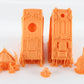 Lot Of 2 LVTE-1 Potato Digger & LVTH-6 Gun Carrier 1:72 3D Printed Kits Orange