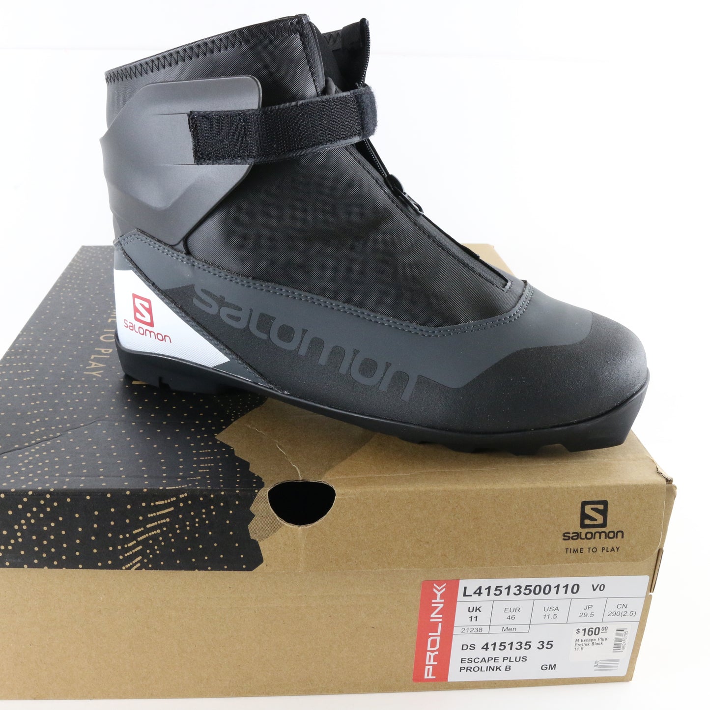 Salomon Escape Plus Prolink B Mens Cross Country Ski Boots Size 11.5 USA