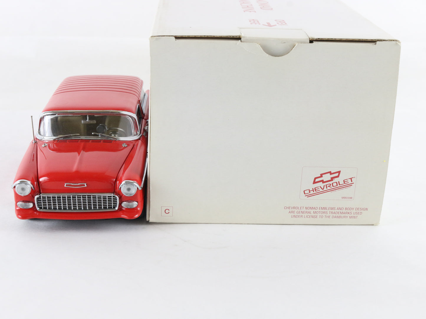 1955 Chevy Nomad Street Machine Red Danbury Mint 1:24 Diecast Model Car
