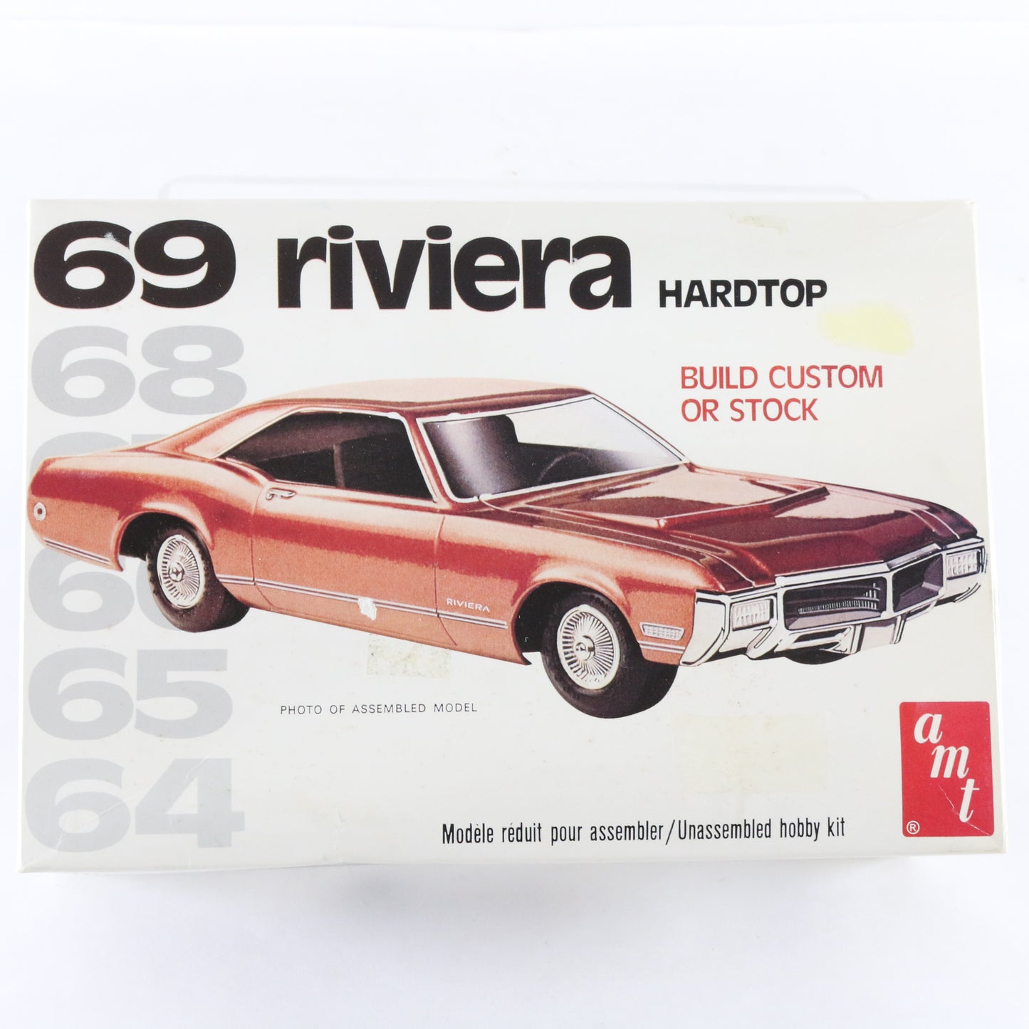 1969 '69 Buick Riviera Hardtop AMT 1:25 Model Car Kit 6079
