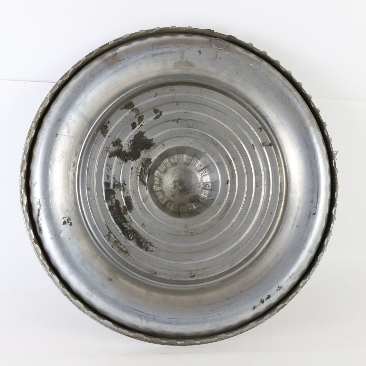 Lot Of 2 Vintage 1956 Oldsmobile Custom Cruiser Metal Wheel Hubcap 15.5"
