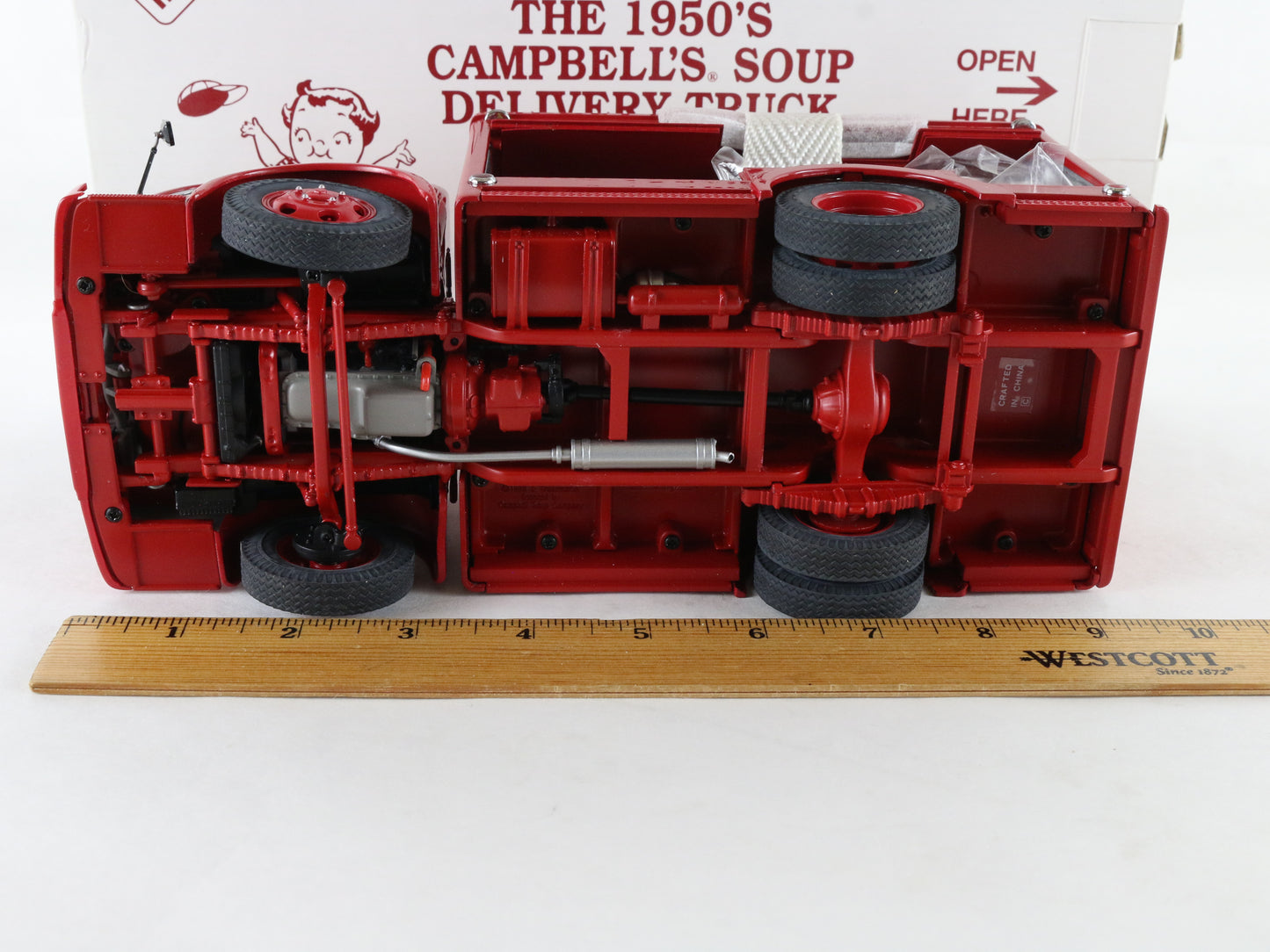 1955 White 3014WLB Campbells Soup Delivery Truck Red Danbury Mint 1:24 Diecast