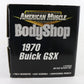 1970 Buick GSX Yellow Body Shop American Muscle ERTL 1:18 Model Car 36520
