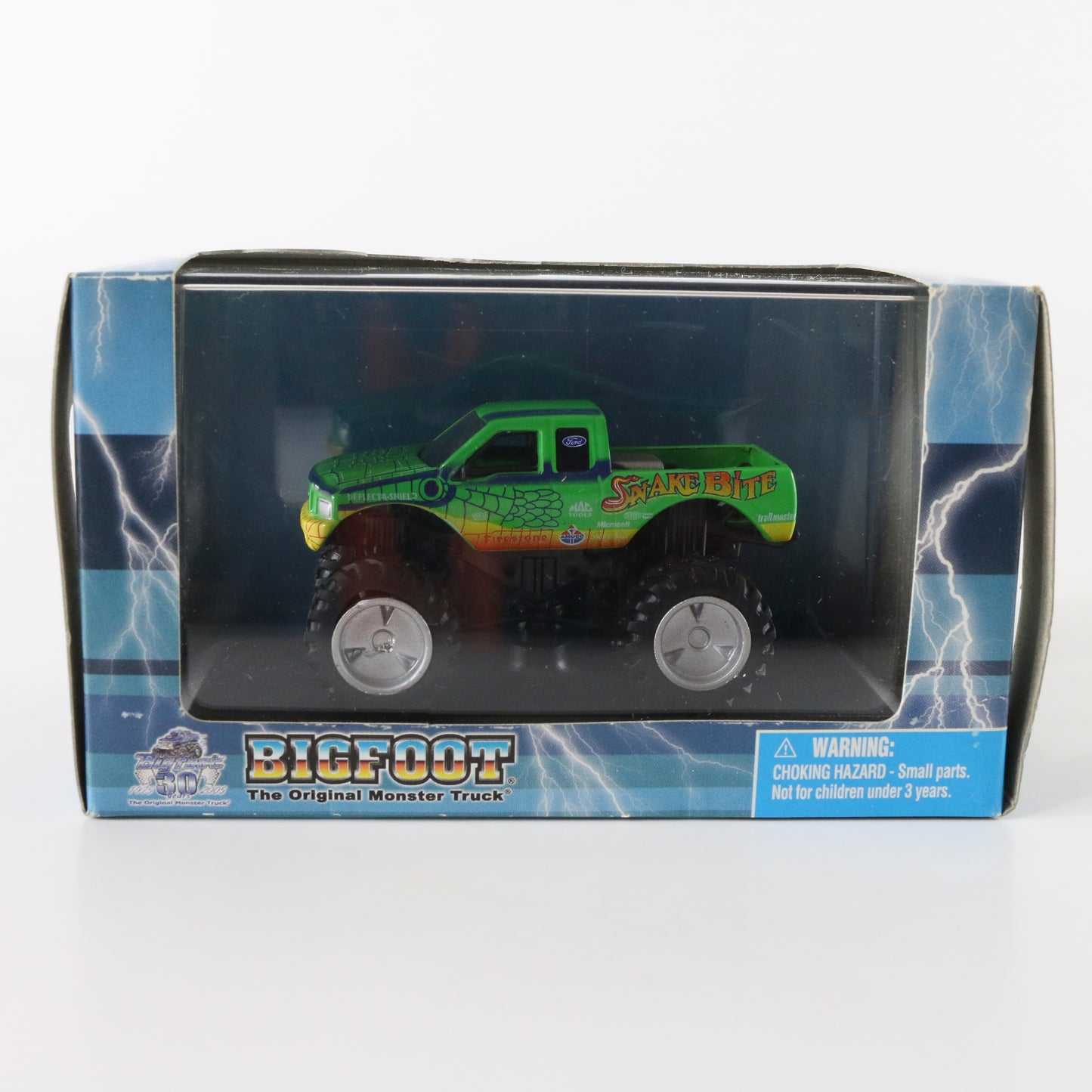 Snakebite 4x4 Green & Yellow Model Monster Truck Bigfoot Columbia Dc-94-bf