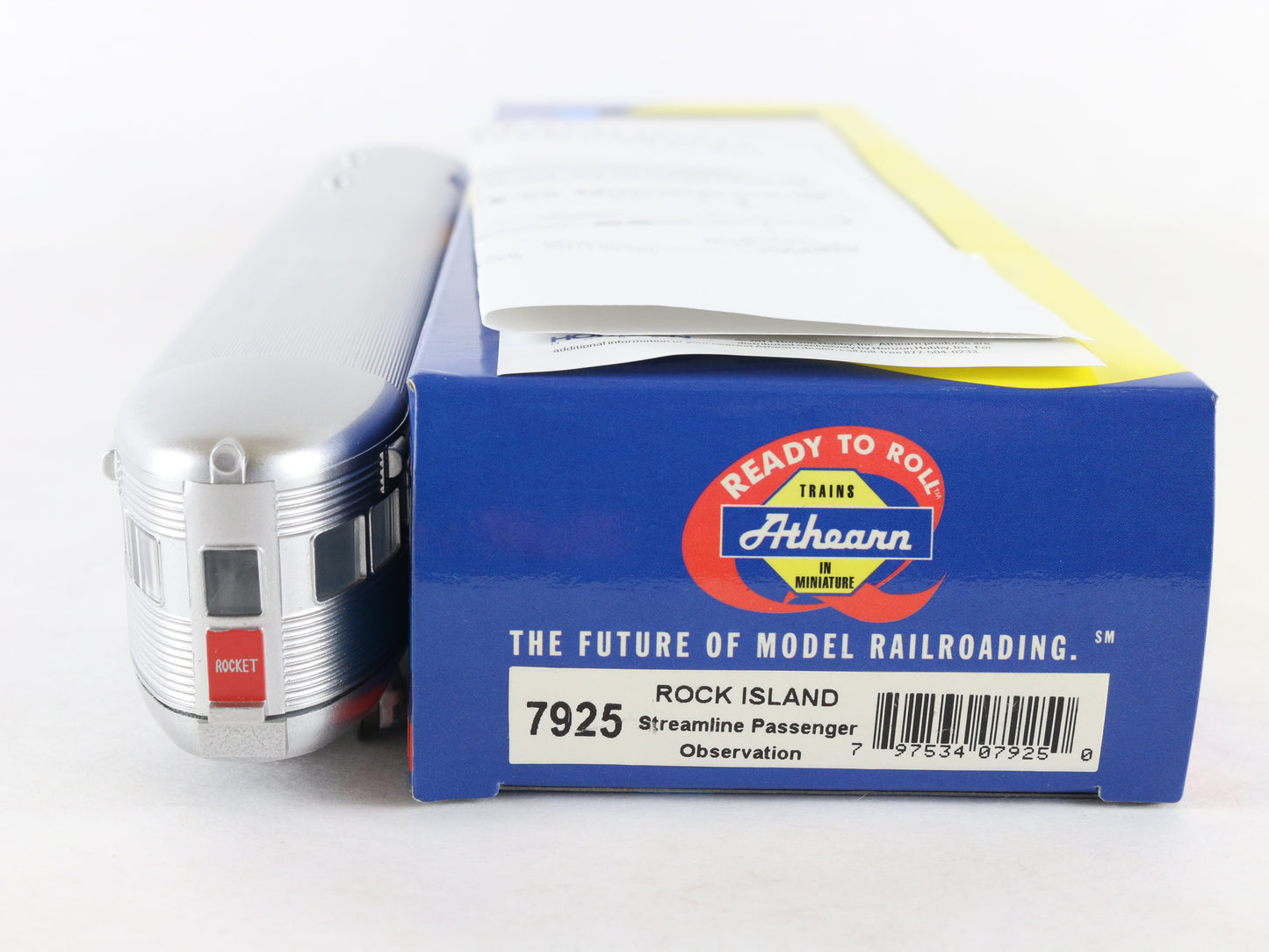 Athearn HO 7925 Rock Island St Paul Streamline Observation Passenger Train Car