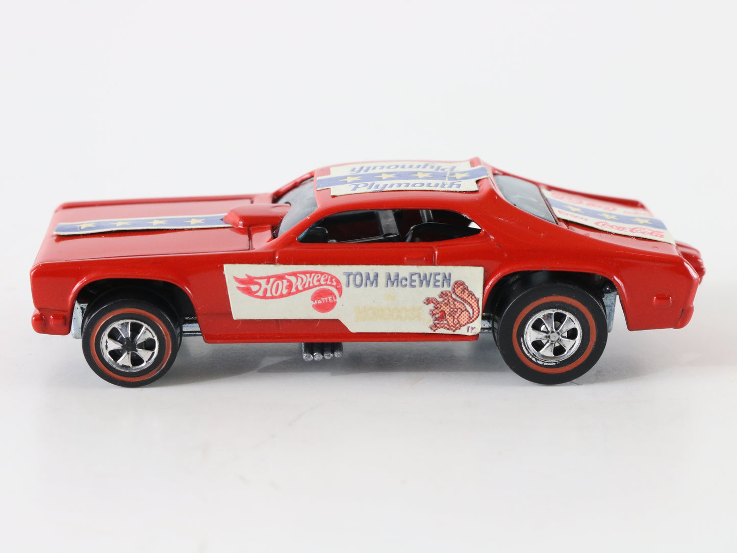 Vintage Redline Hot Wheels Tom McEwen Mongoose Enamel Red 1:64 6410 Usa