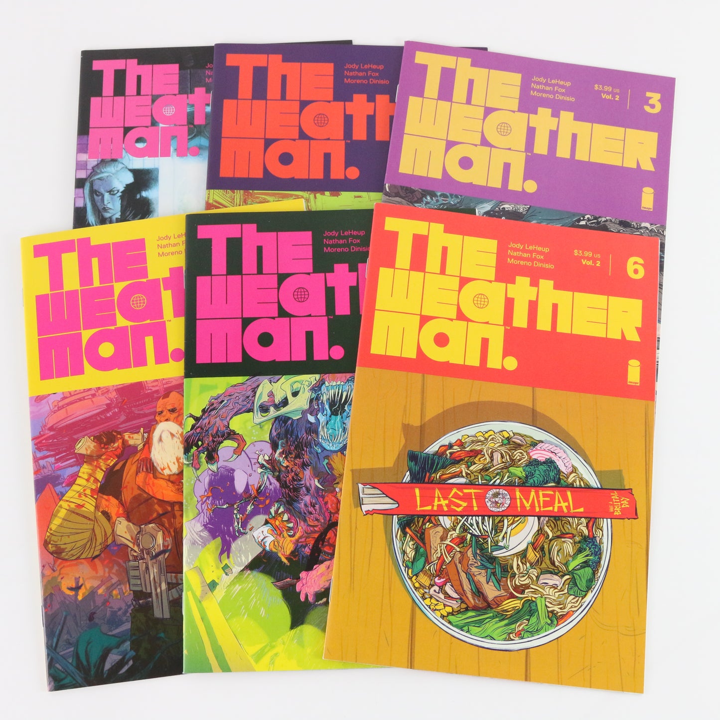 Lot Of 6 The Weather Man Vol 2 Issue #1-6 Image Robinson NM Comics