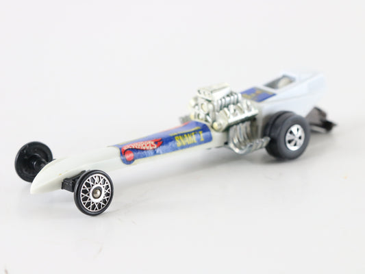 Vintage Hot Wheels Don Prudhomme Snake 1 White Fuel Dragster Mattel 1:64 5951002