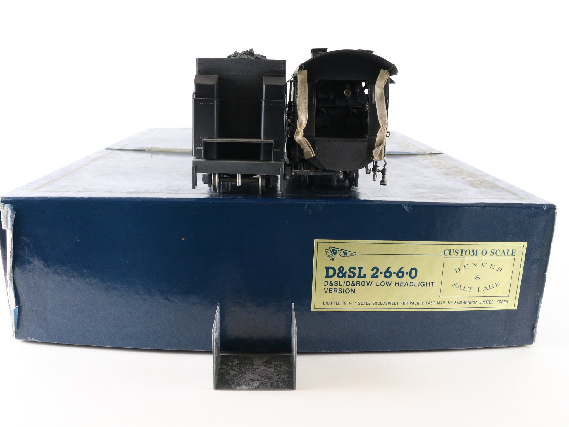 Pacific Fast Mail O Scale Denver Salt Lake 216 2-6-6-0 Brass 2 Rail Steam Loco