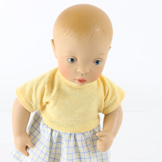 Bye Bye Dolly Sylvia Natterer White Balloon 9" Baby Doll W/ Clothes