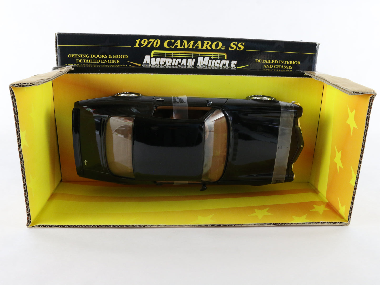 1970 Chevy Camaro SS Black American Muscle ERTL 1:18 Model Car 32515