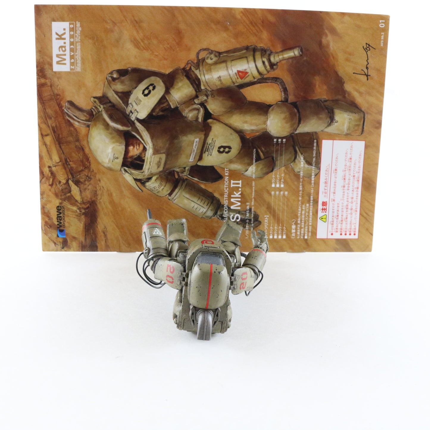 Ma.k Zbv3000 AFS MkII Armored Fighting Suit Wave 1/20 Built Painted Maschinen