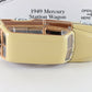 1949 Mercury Station Wagon Yellow Wood Panel Danbury Mint 1:24 Diecast Model
