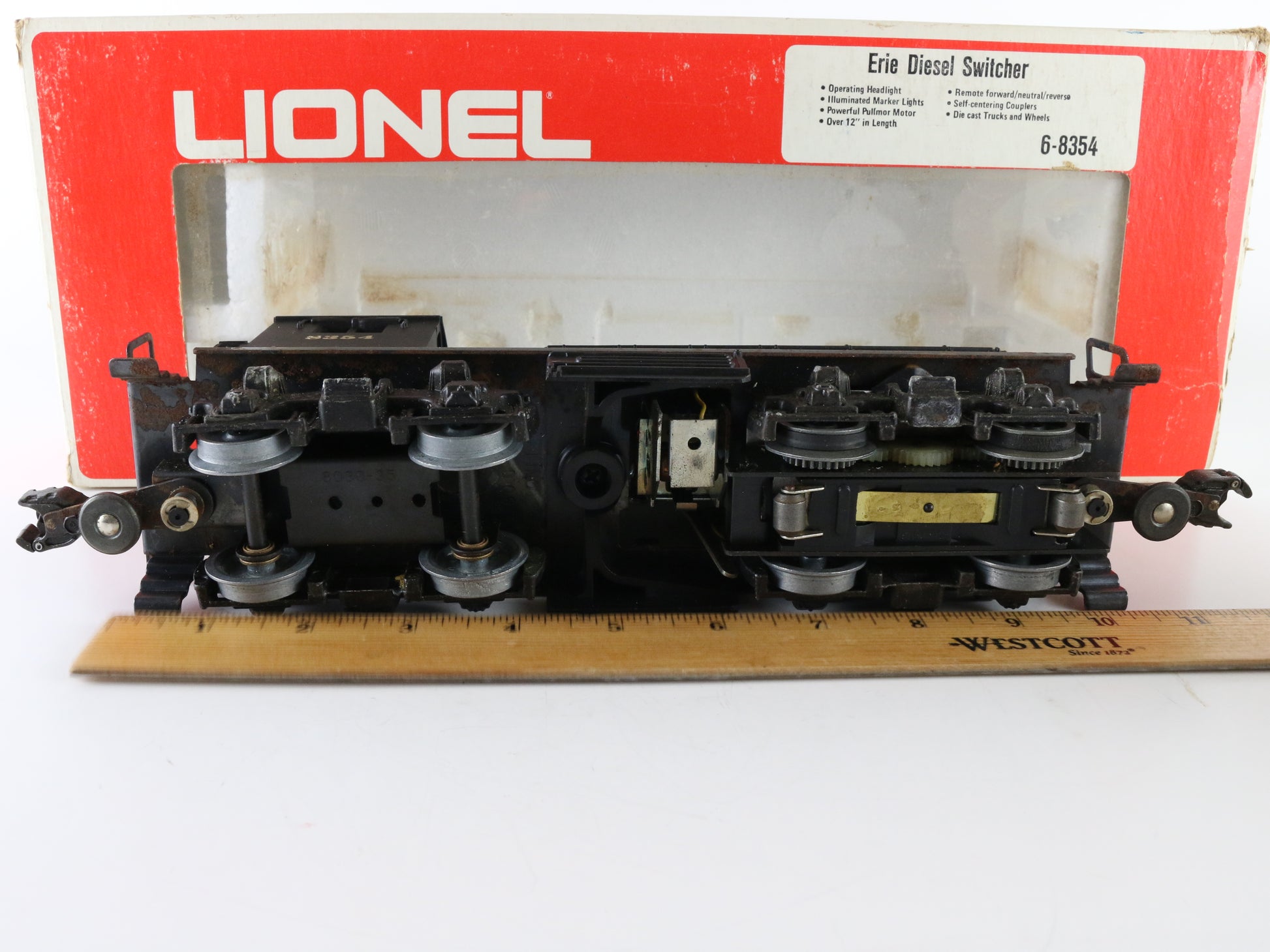 Lionel O Erie 8354 Black Switcher Diesel Locomotive