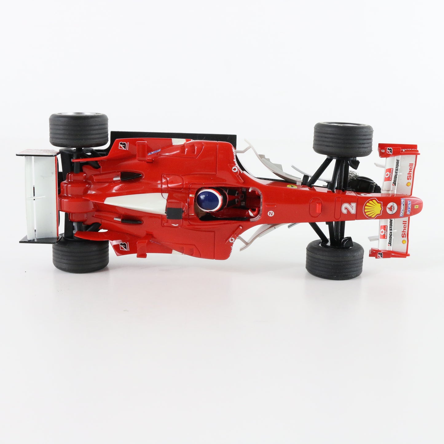 Ferrari F2004 #2 Red & White Hornby Scalextric 1:32 Slot Car C2676