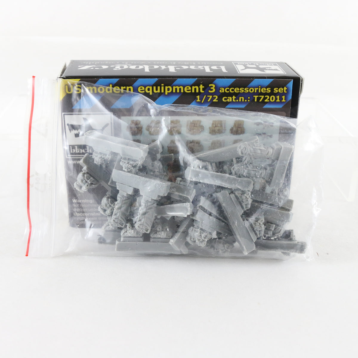US Modern Military Equipment #3 Accessories Set Black Dog 1:72 T72011 Resin