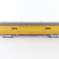 MTH O Union Pacific UP 5622 Yellow & Gray Baggage Passenger Car 3 Rail