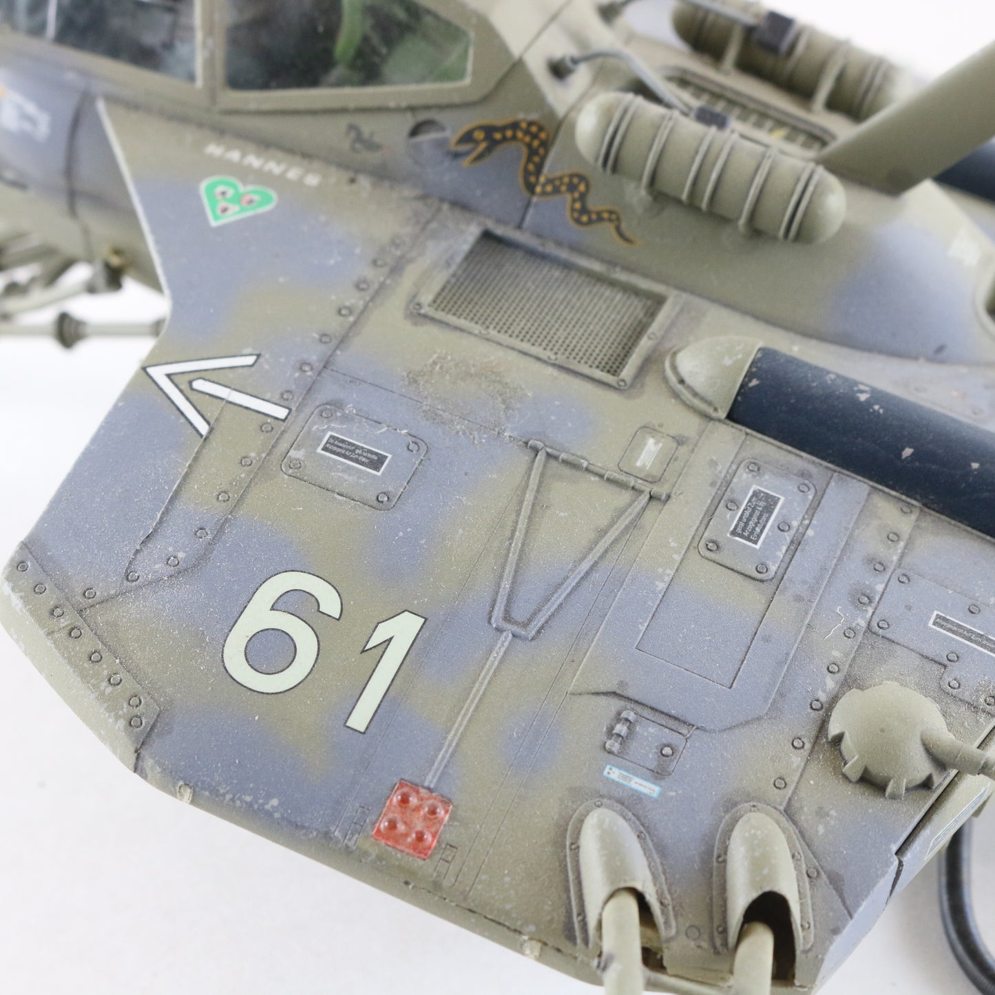 Maschinen Ma.K SF3D Nitto Fledermaus Panzer Kamp Flugzeug 40 1/20 Built Painted