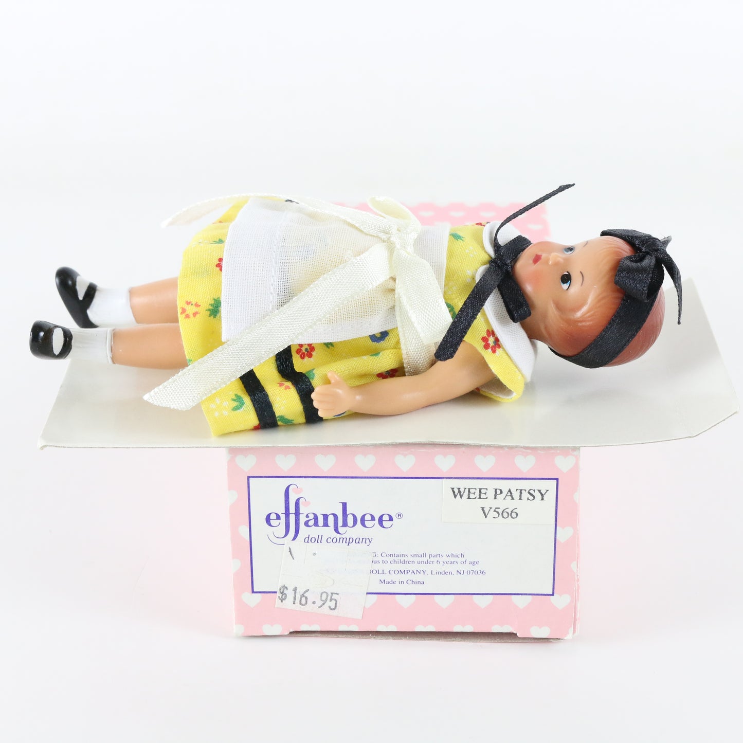 Wee Patsy Effanbee Small 5.25" Doll V566 Vintage 1990s