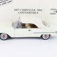 1957 Chrysler 300C Convertible White Danbury Mint 1:24 Diecast Model