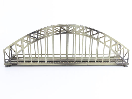 Arch Girder Bridge Straight Track 467/2 Tin Marklin HO Germany metal truss bridge accessory for HO layout