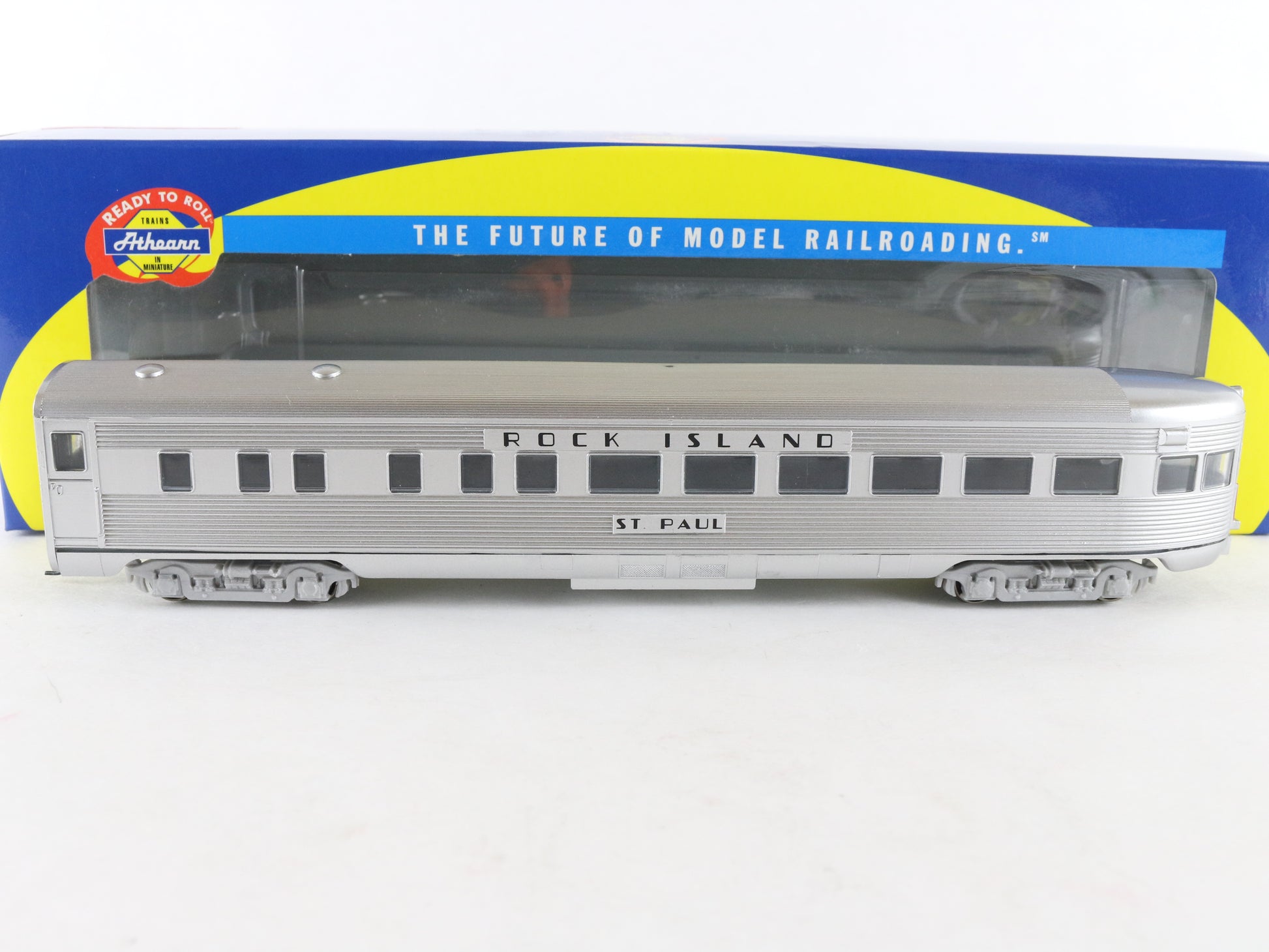 Athearn HO 7925 Rock Island St Paul Streamline Observation Passenger Train Car