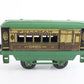 Aurora Pullman Green & Brown Passenger Coach Car Hornby Meccano O Model Train classic multi-tone coach design
