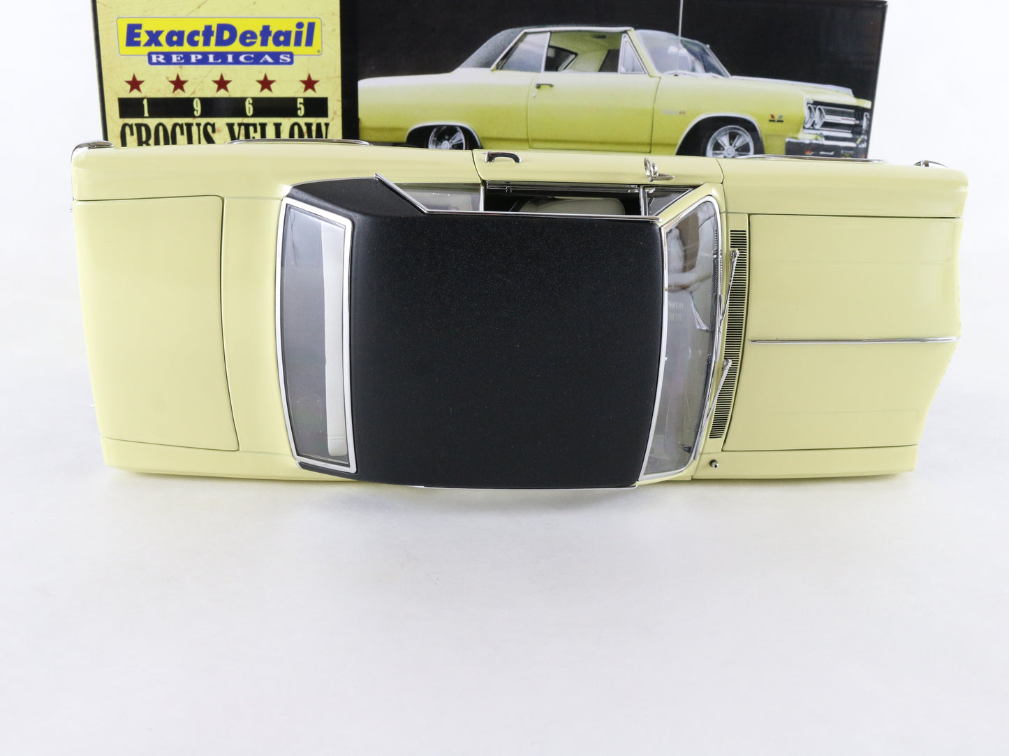 1965 Chevelle Malibu SS 396 Turbo Jet Crocus Yellow Exact Detail 1:18 Model Car
