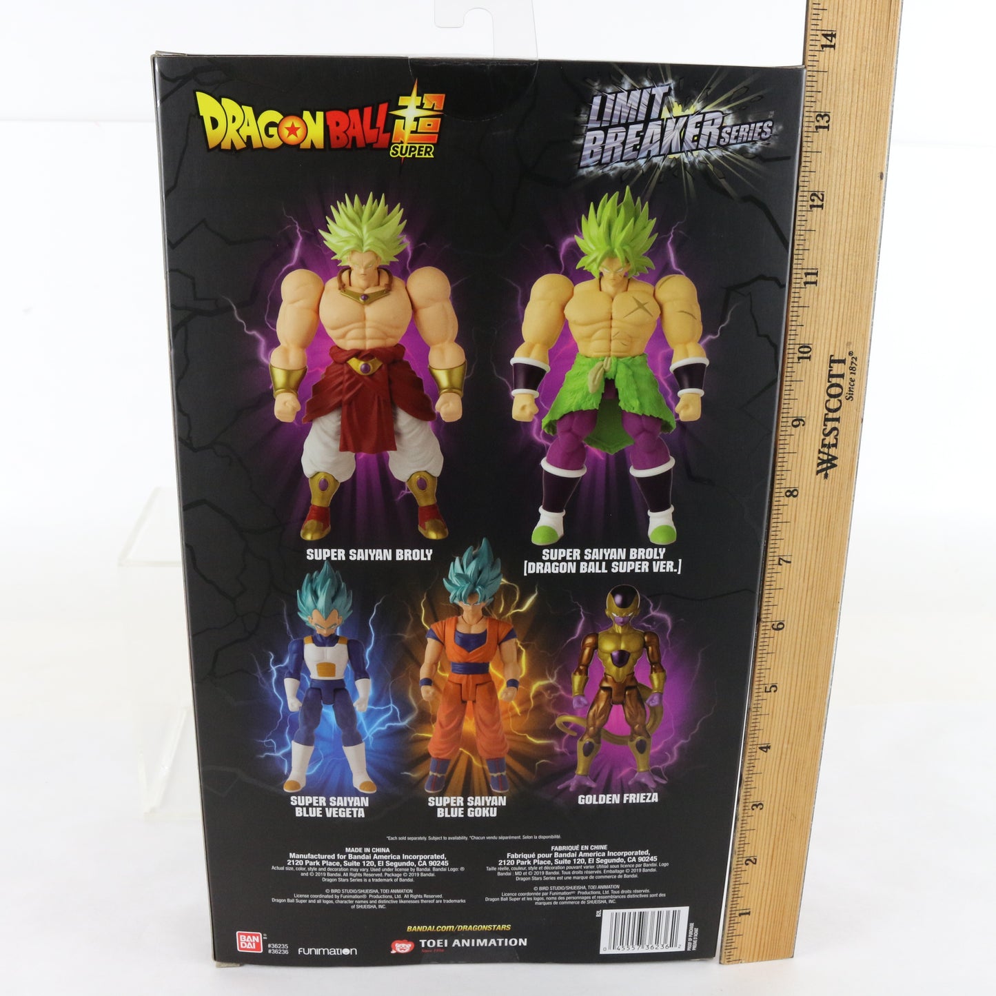 Bandai Namco Dragon Ball Super Limit Breaker Super Saiyan Broly Figure 36236