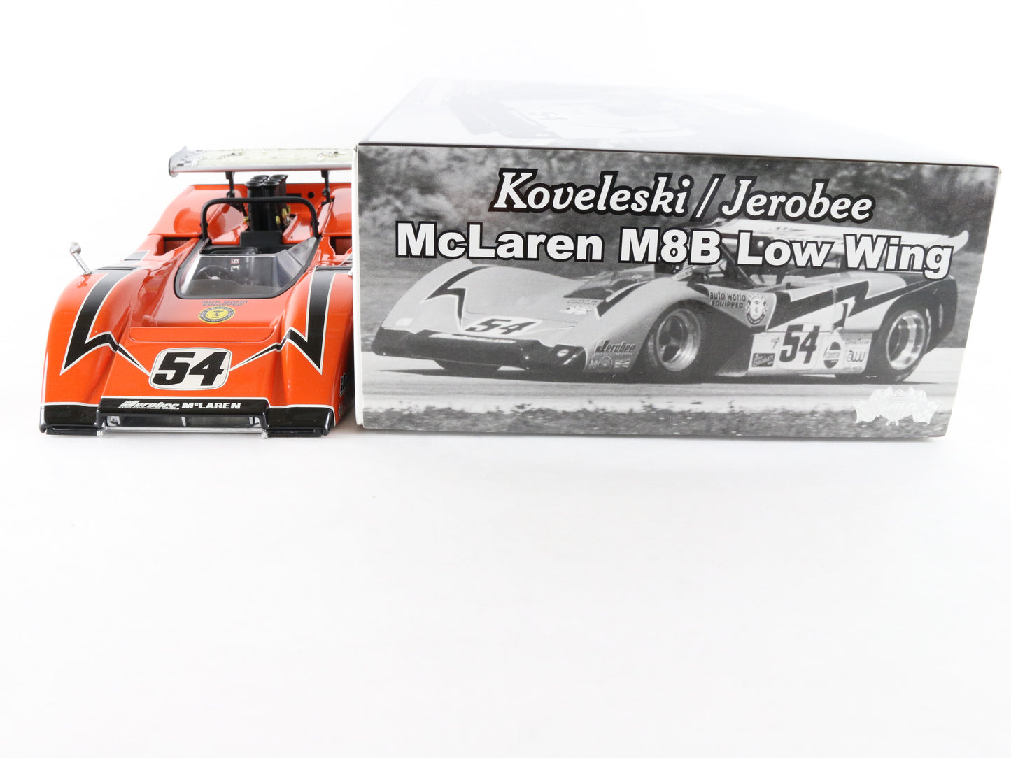 1969 Mclaren M8B Low Wing #54 Koveleski Jerobee Orange GMP 1:18 Model Car 12029