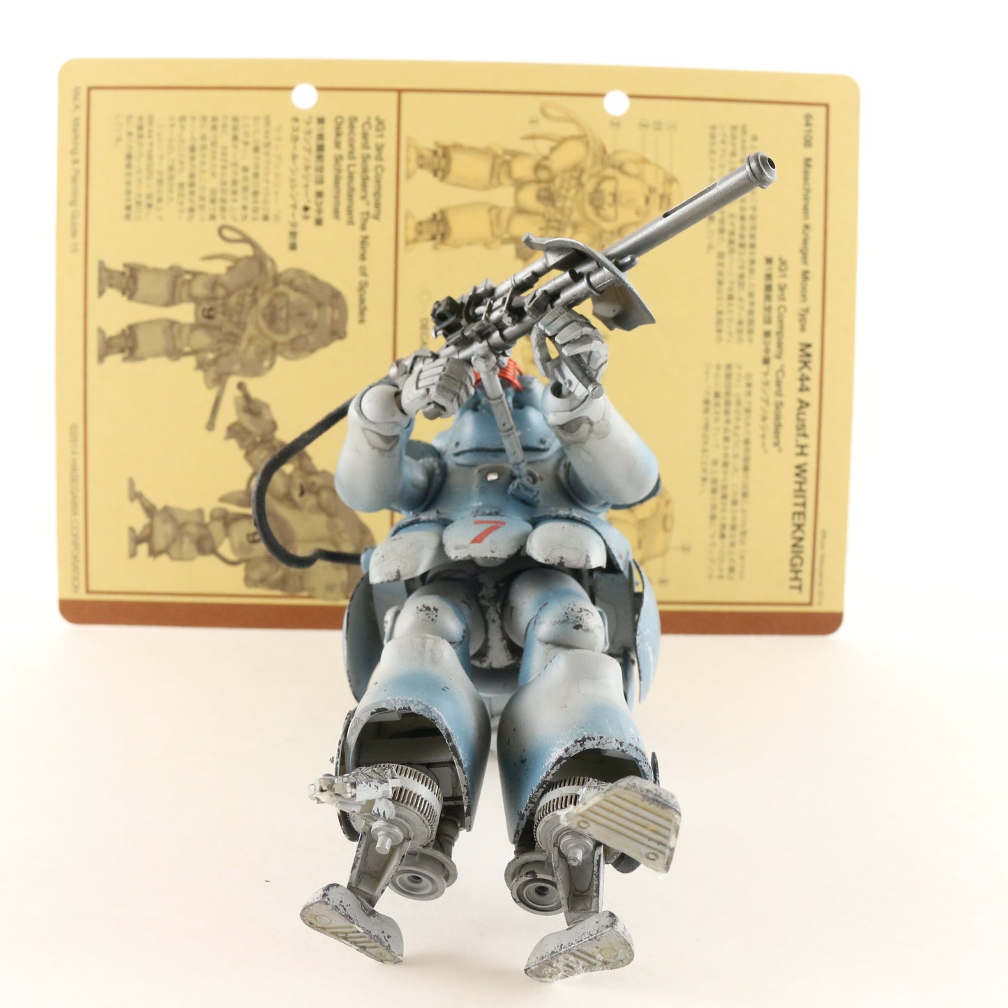 Maschinen Krieger Hasegawa White Knight Mk44 Auf H Moon Type 1/20 Built Figure