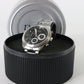 Deporte Chronograph Quartz Watch Stainless Steel Silver and Black 5 ATM D636-456