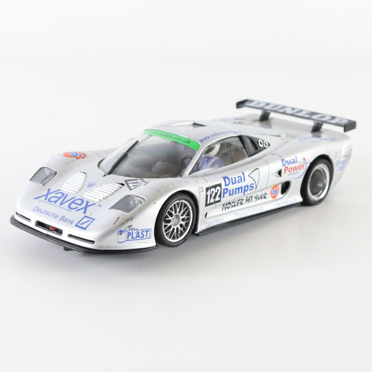 Ninco Mosler MT900R #122 Xavex silver 1:32 slot car