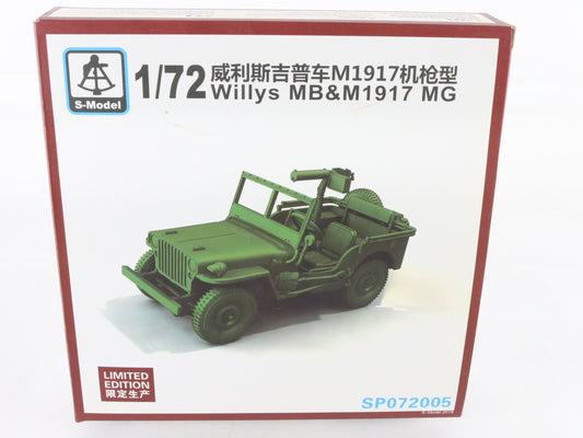 Willys MB & M1917 MG Truck Limited Edition S-Model 1:72 SP072005 Military Kit