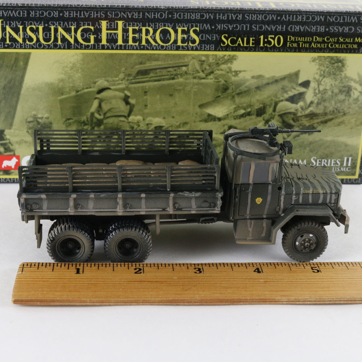 M35A1 Deuce & A Half 2.5 Ton Truck USMC Corgi 1:50 50204 Metal Military Vehicle