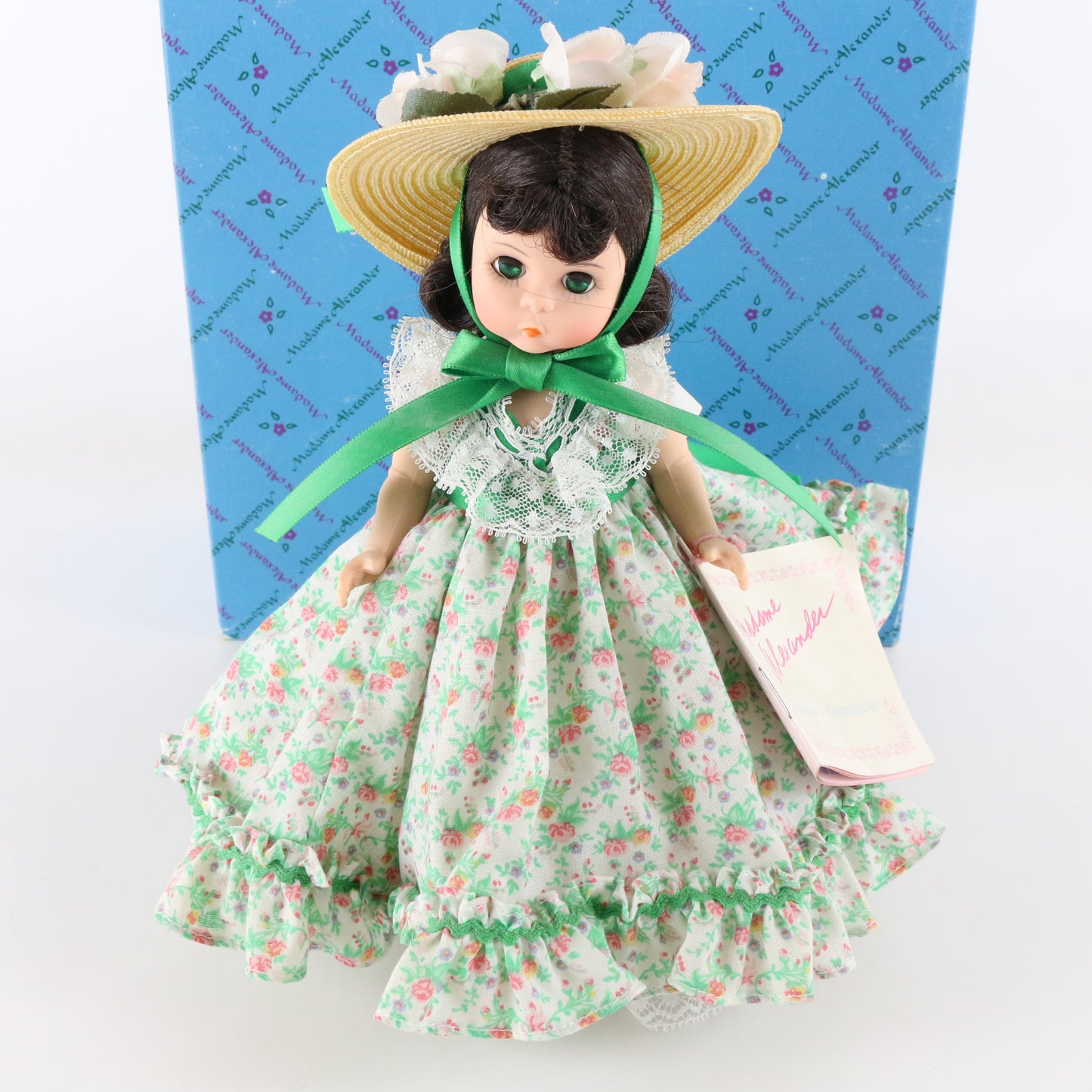 Scarlett Madame Alexander Green Dress Girl Doll 8" 426