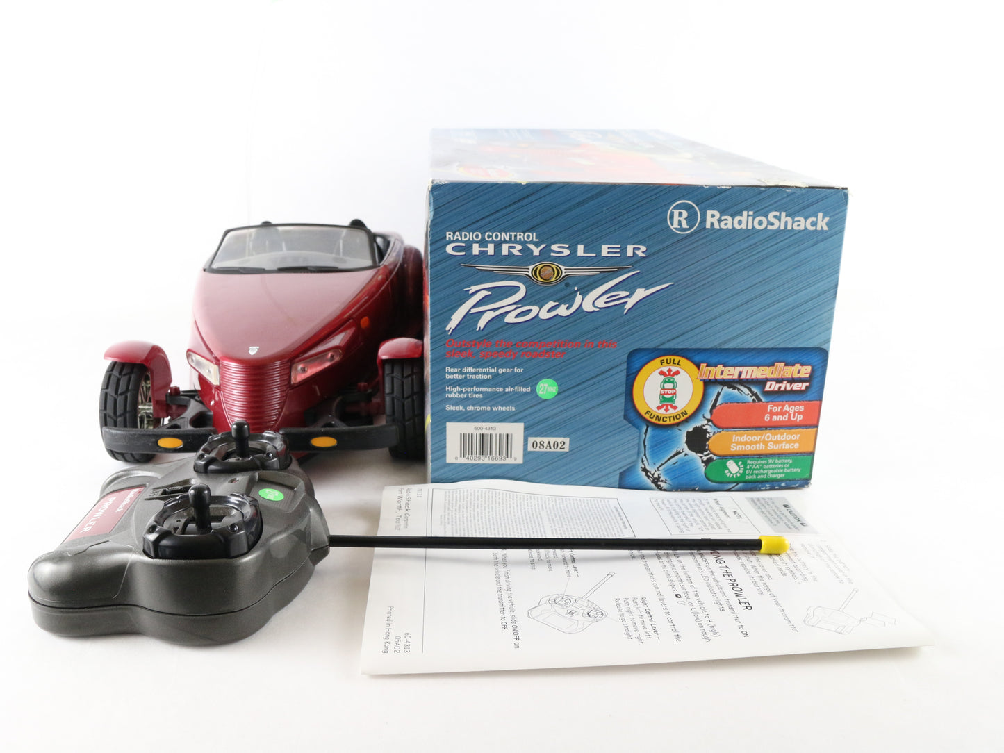 Chrysler Prowler Radio Shack RC Control Car W/ Box & Controller