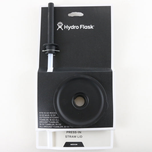 Hydro Flask Medium Press-in Straw & Lid Tumbler Water Bottle Accessories