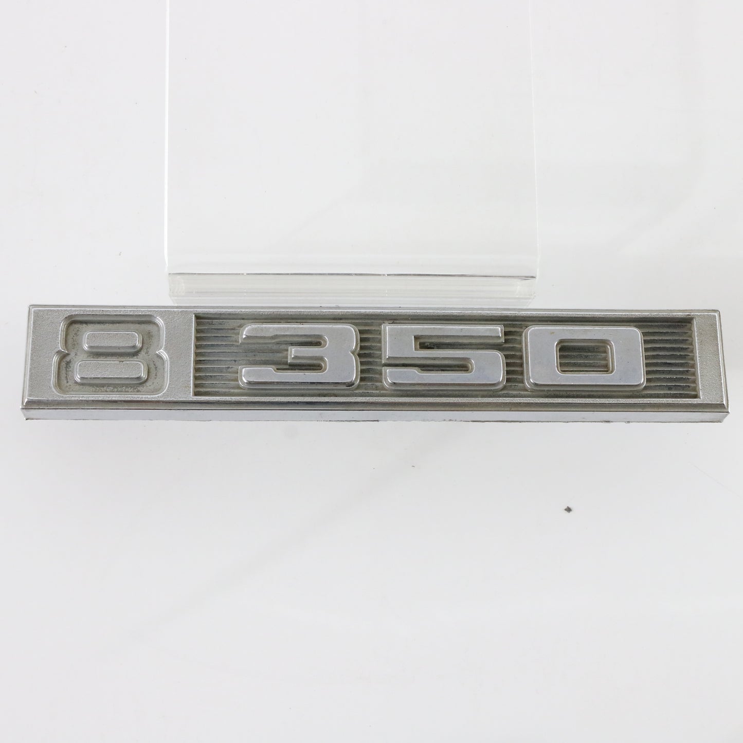 Vintage Chevrolet GMC 8 350 Pickup Truck Metal Automobile Emblem