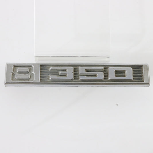 Vintage Chevrolet GMC 8 350 Pickup Truck Metal Automobile Emblem