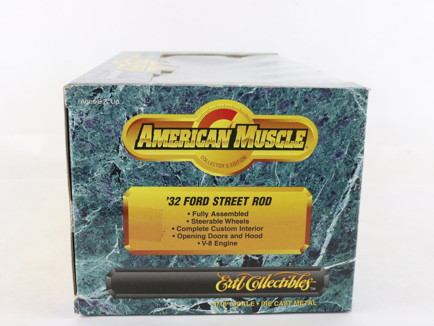 1932 '32 Ford Street Rod Yellow HOT ROD American Muscle ERTL 1:18 Model 7238
