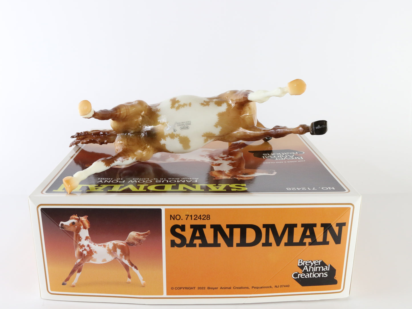 Breyer Sandman Vintage Club Horse Cow Pony Smokey Mold W/ Box & COA Horse 712428