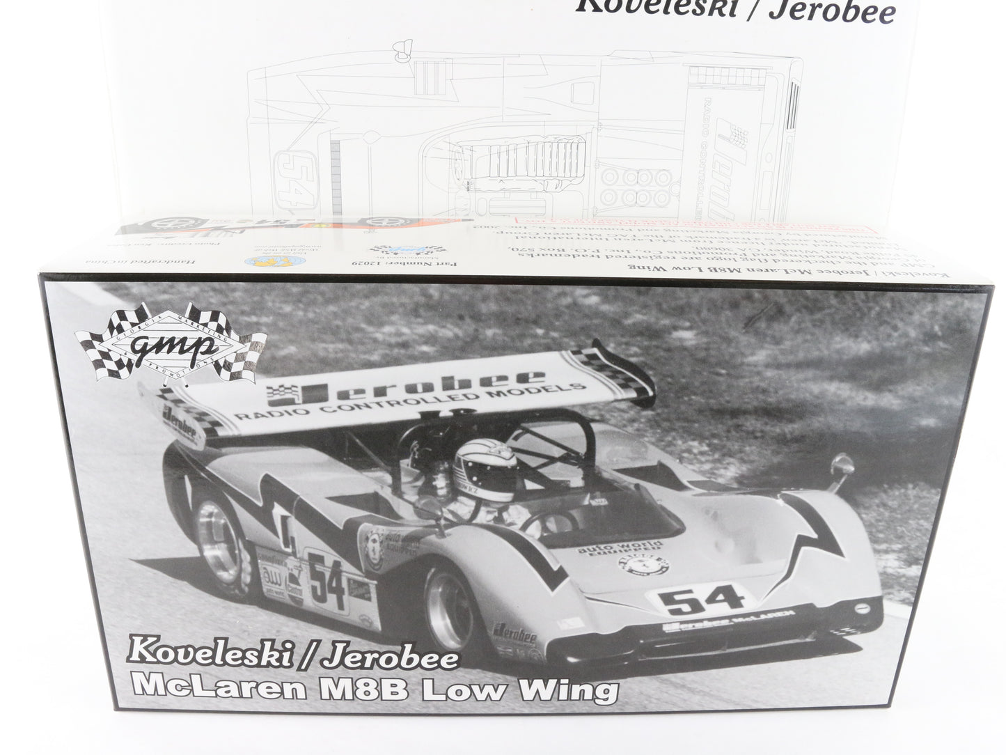 1969 Mclaren M8B Low Wing #54 Koveleski Jerobee Orange GMP 1:18 Model Car 12029