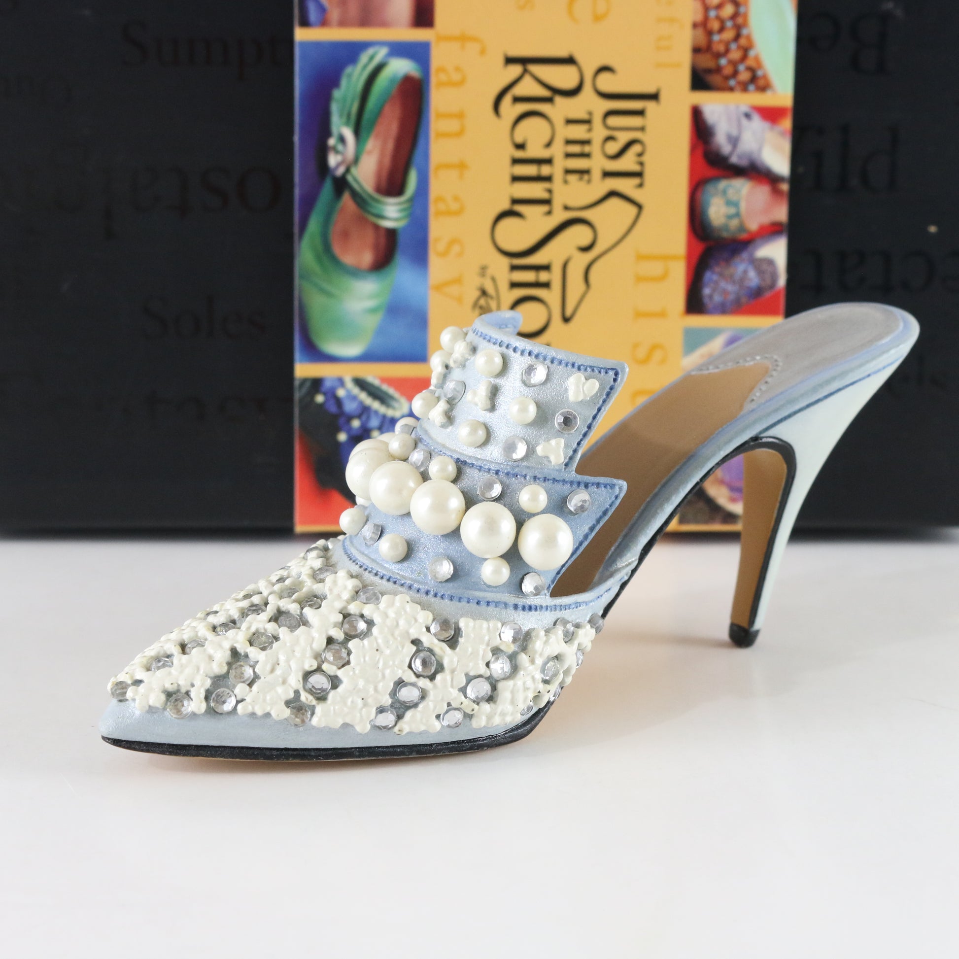 Frosted Fantasy Resin Collectible Shoe