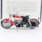 1958 Harley Davidson Duo-Glide Red White Franklin Mint 1:24 Model Motorcycle