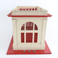 City Passenger Train Station Red & White Tinplate Lionel O 115 Tinplate classic station building for O gauge