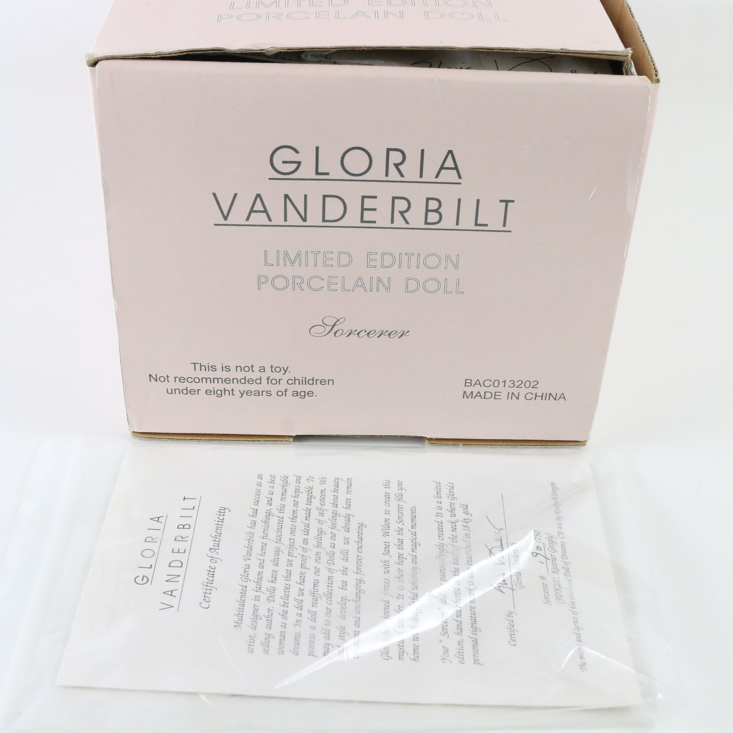 Sorcerer Kestner Googly Gloria Vanderbilt 14.5" Porcelain Doll 190/750 W Extras
