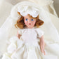 Vintage 1930s Nancy Ann Storybook Wedding Dress Girl Bisque Doll 7.5"