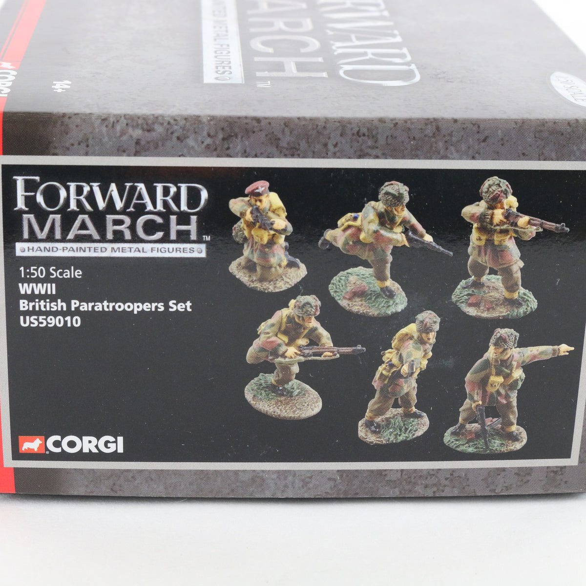 WW2 British Paratroopers Set Forward March Corgi 1:50 US59010 444/1500 Metal