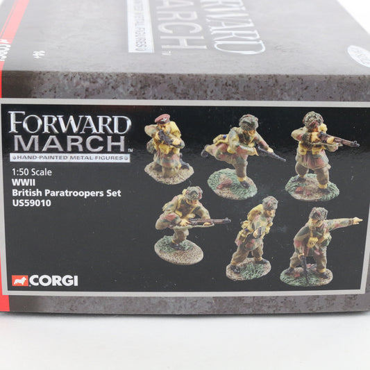 WW2 British Paratroopers Set Forward March Corgi 1:50 US59010 444/1500 Metal